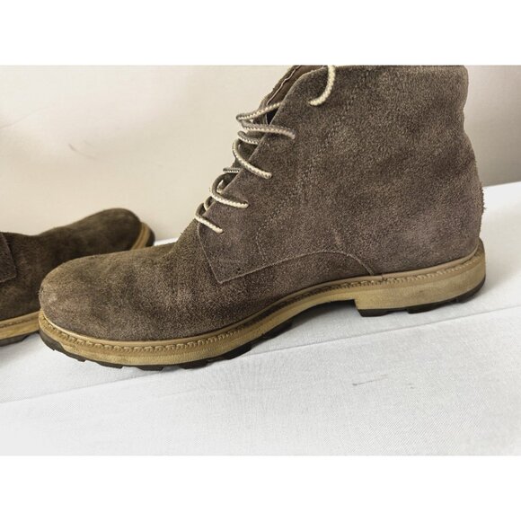 Mens Sorel Chukka Boots 10.5 Green Brown Suede Rugged Outdoors Transitional Gorp - Picture 8 of 16